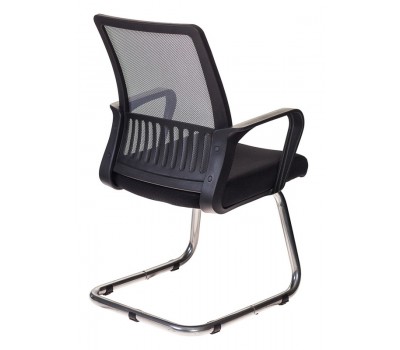 Кресло Бюрократ MC-209 темно-серый TW-04 сиденье черный TW-11 сетка/ткань полозья металл хром