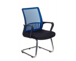 Кресло Бюрократ MC-209 спинка сетка синий TW-05 сиденье черный TW-11 сетка/ткань
