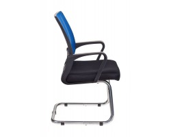 Кресло Бюрократ MC-209 спинка сетка синий TW-05 сиденье черный TW-11 сетка/ткань-foto3