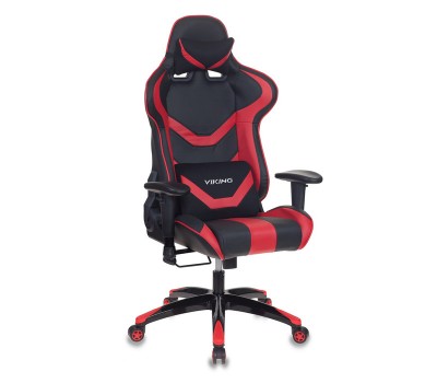 Кресло игровое Бюрократ CH-772N две подушки черный/красный искусственная кожа