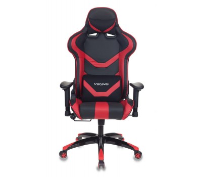 Кресло игровое Бюрократ CH-772N две подушки черный/красный искусственная кожа