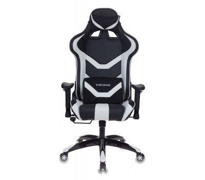 Кресло игровое Бюрократ CH-772N черный/белый искусственная кожа с подголов. крестовина пластик