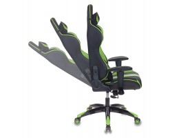 Кресло игровое Бюрократ CH-772N черный/зеленый искусственная кожа с подголов. крестовина пластик-foto2
