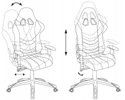 Кресло игровое Бюрократ CH-772N черный/желтый эко.кожа с подголов. крестовина пластик-foto5