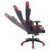 Кресло игровое Бюрократ CH-773N одна подушка черный/красный искусственная кожа