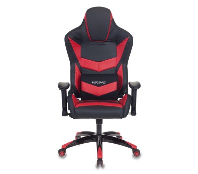 Кресло игровое Бюрократ CH-773N одна подушка черный/красный искусственная кожа