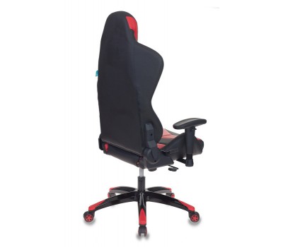 Кресло игровое Бюрократ CH-773N одна подушка черный/красный искусственная кожа