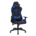 Кресло игровое Бюрократ CH-778 две подушки черный/синий искусственная кожа