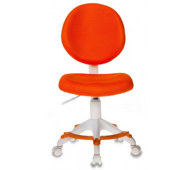 Кресло детское Бюрократ KD-W6-F оранжевый (пластик белый)