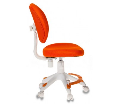 Кресло детское Бюрократ KD-W6-F оранжевый (пластик белый)