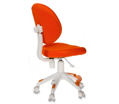 Кресло детское Бюрократ KD-W6-F оранжевый (пластик белый)