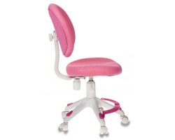 Кресло детское Бюрократ KD-W6-F розовый крестовина пластик подст.для ног пластик белый-foto3