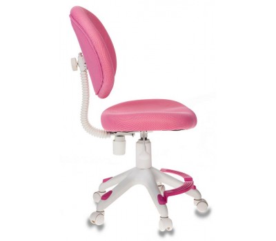 Кресло детское Бюрократ KD-W6-F розовый крестовина пластик подст.для ног пластик белый