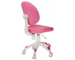 Кресло детское Бюрократ KD-W6-F розовый крестовина пластик подст.для ног пластик белый-foto4
