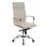 Кресло руководителя Бюрократ CH-993MB слоновая кость искусственная кожа крестовина хром