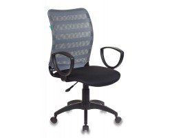 Кресло Бюрократ CH-599AXSN серый TW-32K03 сиденье черный TW-11 сетка/ткань крестовина пластик