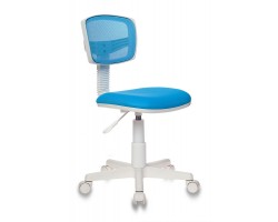 Кресло детское Бюрократ CH-W299 голубой TW-31 TW-55 крестовина пластик пластик белый