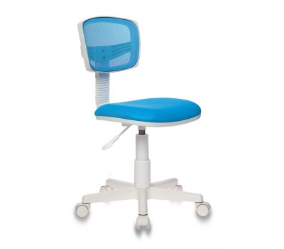 Кресло детское Бюрократ CH-W299 голубой TW-31 TW-55 крестовина пластик пластик белый
