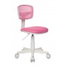 Кресло детское Бюрократ CH-W299 розовый TW-06A TW-13A сетка/ткань крестовина пластик пластик белый
