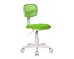 Кресло детское Бюрократ CH-W299 салатовый TW-03A TW-18 сетка/ткань крестовина пластик пластик белый