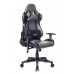 Кресло игровое Бюрократ CH-778N две подушки черный/серый искусственная кожа