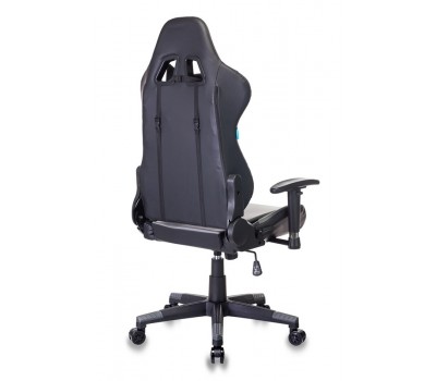 Кресло игровое Бюрократ CH-778N две подушки черный/серый искусственная кожа