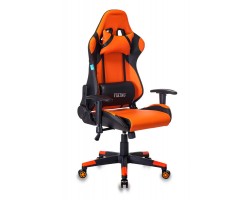 Кресло игровое Бюрократ CH-778N две подушки черный/оранжевый искусственная кожа