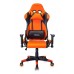Кресло игровое Бюрократ CH-778N две подушки черный/оранжевый искусственная кожа