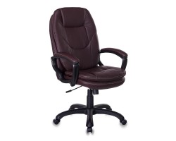 Кресло руководителя Бюрократ CH-868LT коричневый искусственная кожа