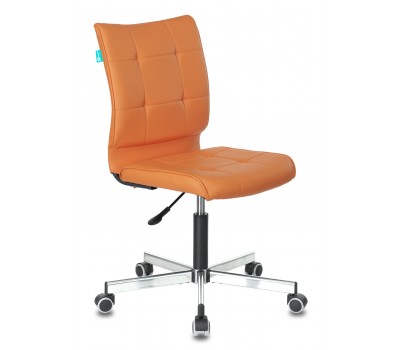 Кресло Бюрократ CH-330M оранжевый Orion-20 эко.кожа крестовина металл хром