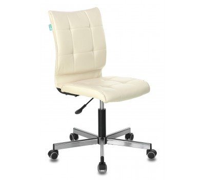 Кресло Бюрократ CH-330M бежевый Orion-10 эко.кожа крестовина металл хром