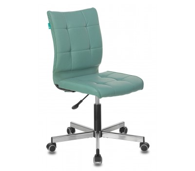 Кресло Бюрократ CH-330M серо-голубой Lincoln 212 эко.кожа крестовина металл хром