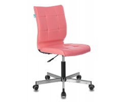 Кресло Бюрократ CH-330M розовый Lincoln 205 эко.кожа крестовина металл хром