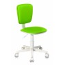 Кресло детское Бюрократ CH-W204NX салатовый 15-118 крестовина пластик пластик белый
