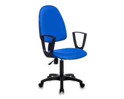 Кресло Бюрократ CH-1300N синий Престиж+ 15-10 крестовина пластик