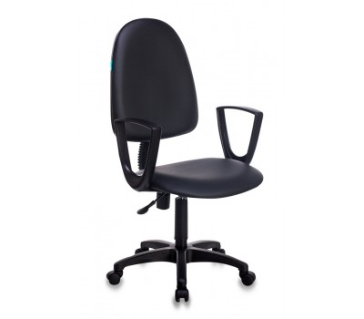 Кресло Бюрократ CH-1300N черный Престиж+ эко.кожа крестовина пластик