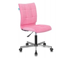Кресло Бюрократ CH-330M розовый Velvet 36 крестовина металл хром