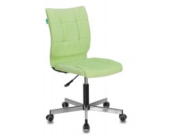 Кресло Бюрократ CH-330M светло-салатовый Velvet 81 крестовина металл хром