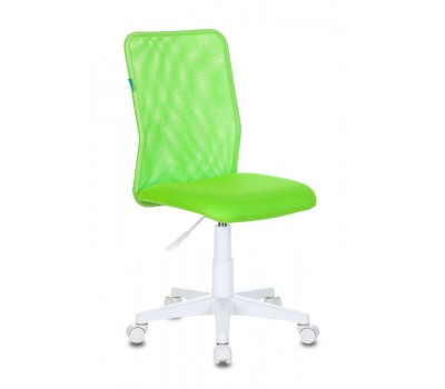Кресло детское Бюрократ KD-9 салатовый TW-03А TW-18 сетка/ткань крестовина пластик пластик белый