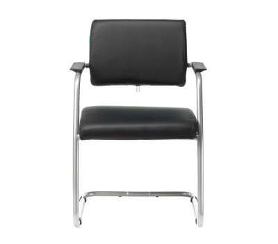 Кресло Бюрократ CH-271N-V черный Leather Black искусственная кожа полозья металлик