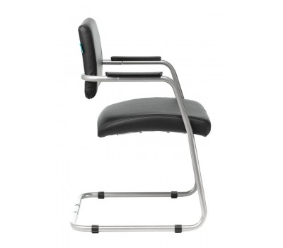 Кресло Бюрократ CH-271N-V черный Leather Black искусственная кожа полозья металлик