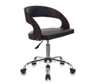 Кресло Бюрократ CH-370SL черный эко.кожа крестовина металл хром