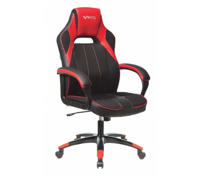 Кресло игровое Zombie VIKING 2 AERO черный/красный текстиль/эко.кожа крестовина пластик