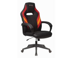 Кресло игровое Zombie VIKING 3 AERO черный/красный текстиль/эко.кожа крестовина пластик