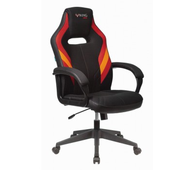 Кресло игровое Zombie VIKING 3 AERO черный/красный текстиль/эко.кожа крестовина пластик