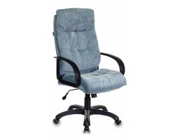 Кресло руководителя Бюрократ CH-824 серо-голубой Light-28 крестовина пластик