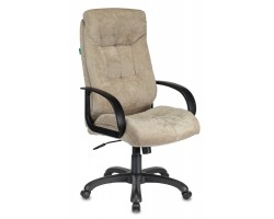 Кресло руководителя Бюрократ CH-824 песочный Light-21 крестовина пластик