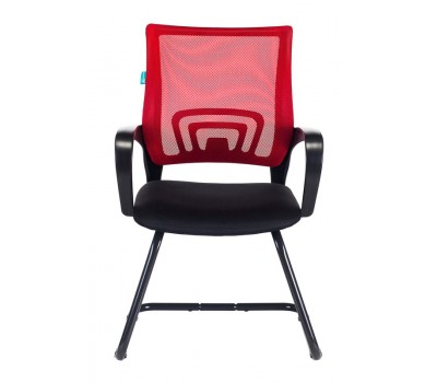 Кресло Бюрократ CH-695N-AV красный TW-35N сиденье черный TW-11 полозья металл черный