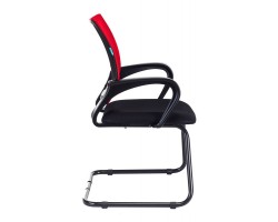 Кресло Бюрократ CH-695N-AV красный TW-35N сиденье черный TW-11 полозья металл черный-foto3