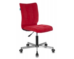Кресло Бюрократ CH-330M красный Velvet 88 крестовина металл хром